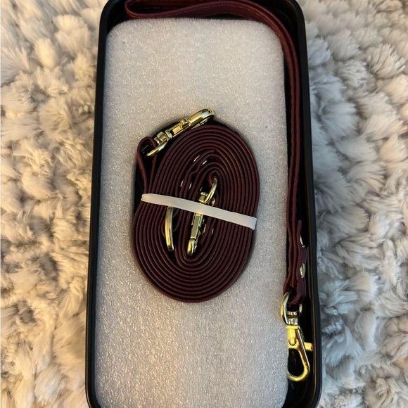 iPhone 16 Pro Max Quilted Wallet Case w/ Crossbody Strap - Picture 8 of 8